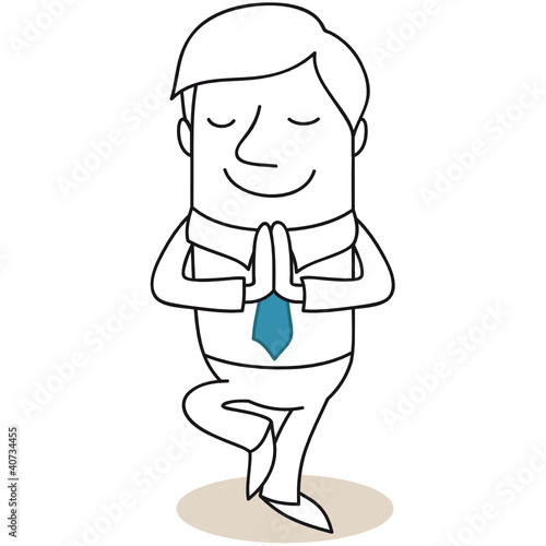 Geschäftsmann, Yoga 3