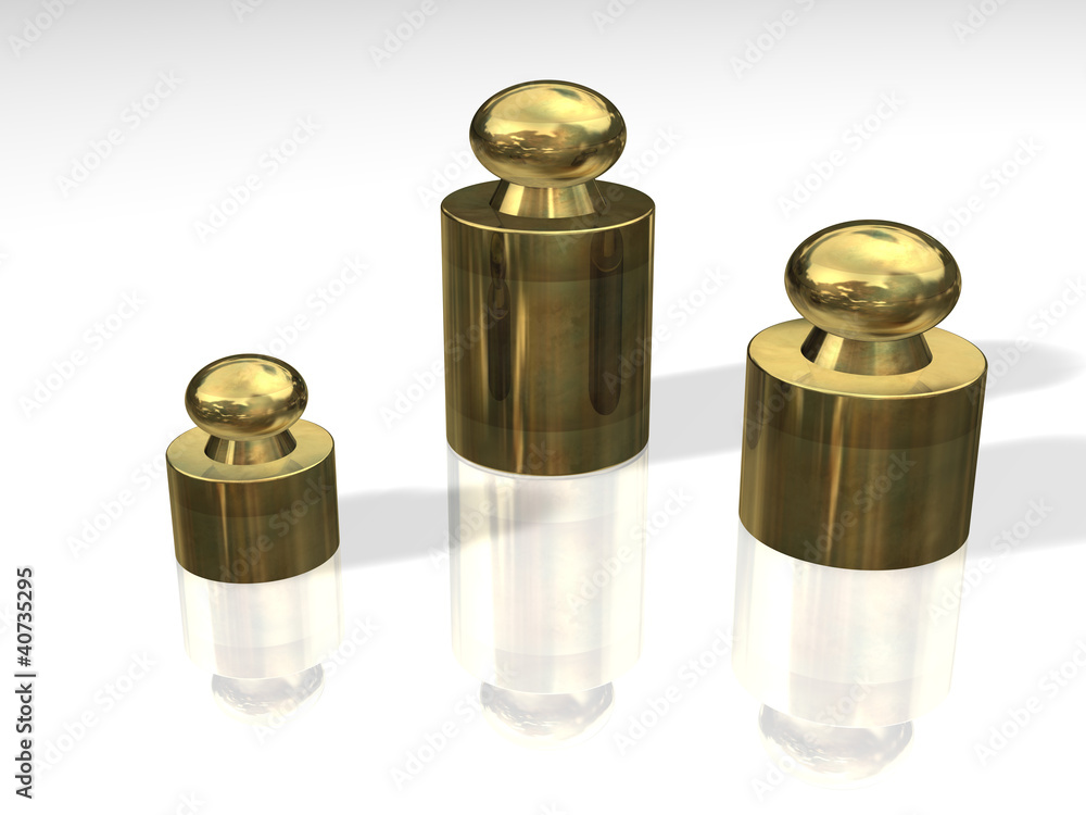 Gewicht Gold 3er-B Gewicht Gold 3er-B