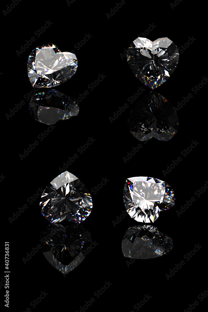 Collection of diamond. Gemstone Collection of diamond. Gemstone