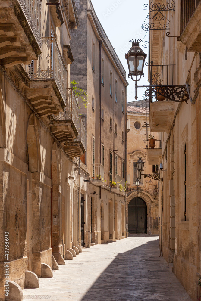 Centro storico di Lecce, Puglia, Italia