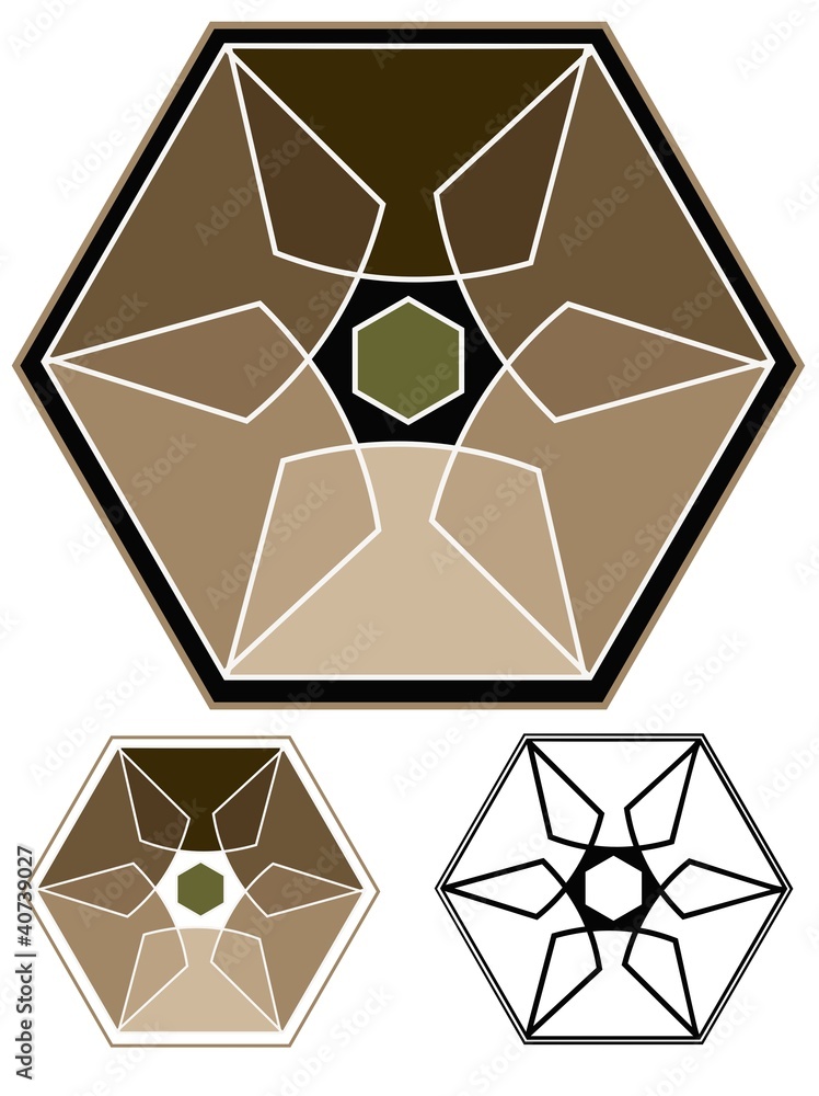 Geometric emblem Geometric emblem