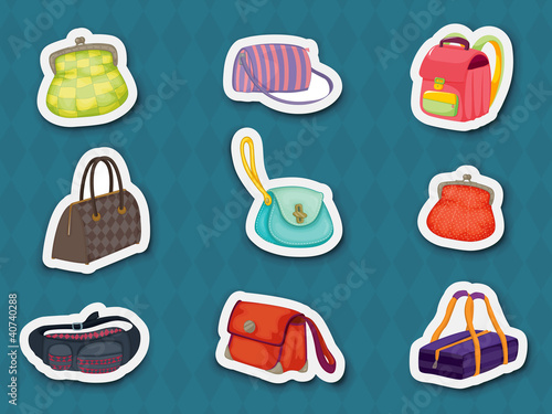 Handbag stickers