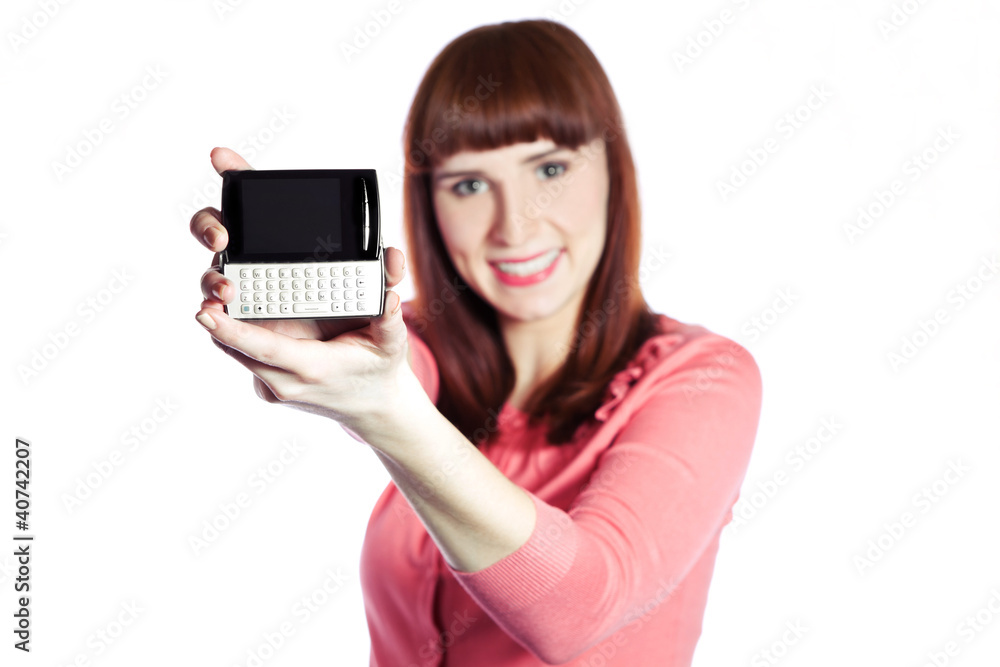 Presenting smart phone with keyboard Presenting smart phone with keyboard