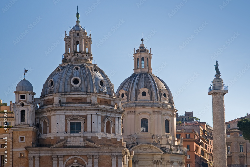 church monuments in rome, italy