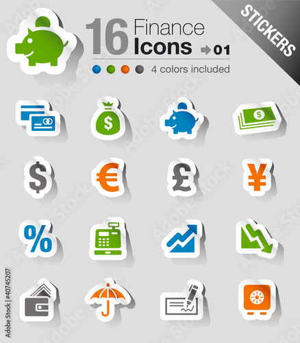 Stickers - Finance icons
