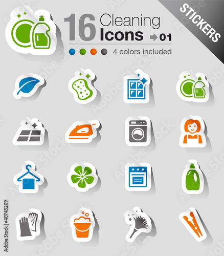 Stickers - Cleaning Icons