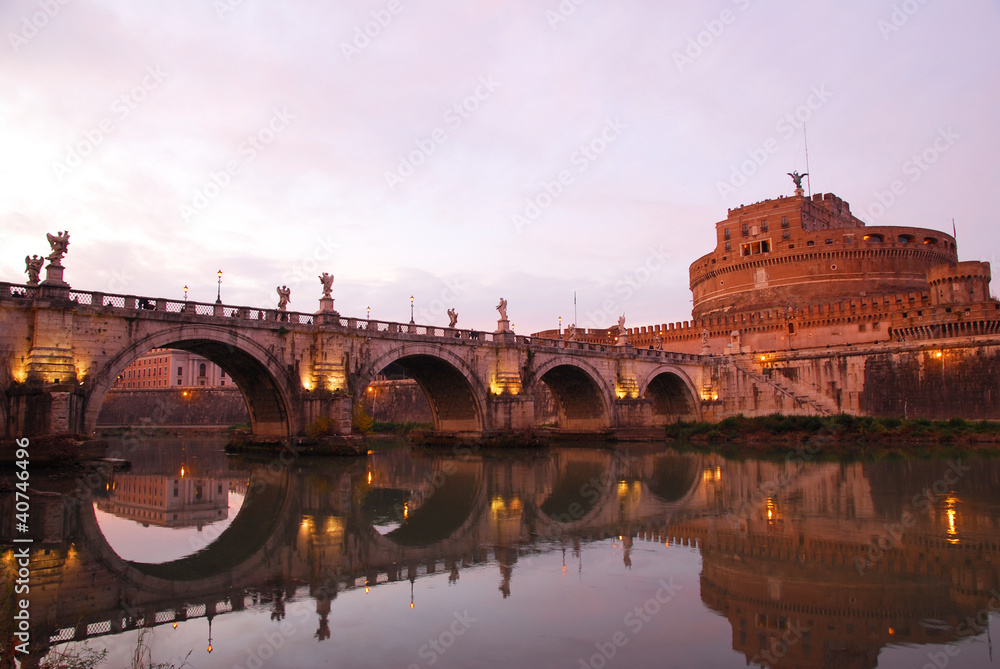 Rome, the Bridge of Angels
