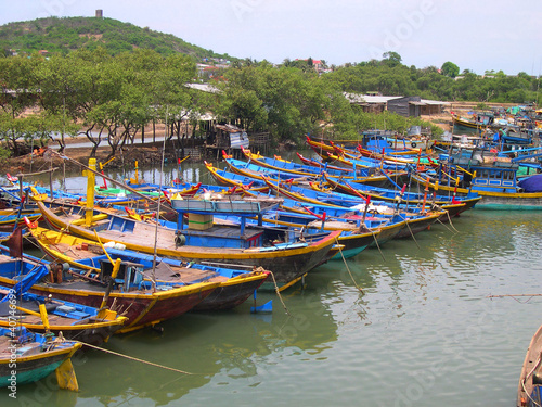 Wallpaper Mural Vietnam, Phan Thiet fishing harbor Torontodigital.ca