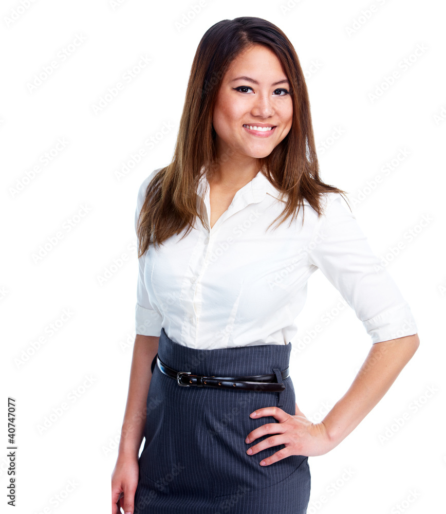 Young business woman. Young business woman.
