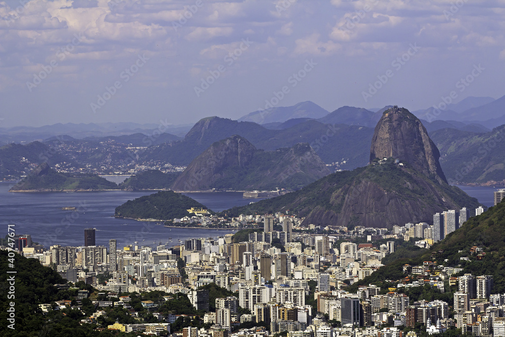 Viw of Sugar Loaf in Rio de Janeiro