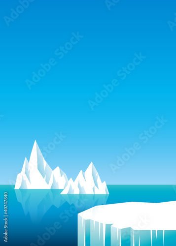 氷山　たて