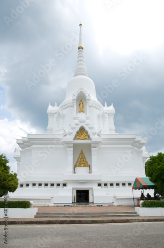 buddha in temple on sky, thailand