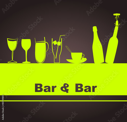 logo bar boisson #40749851