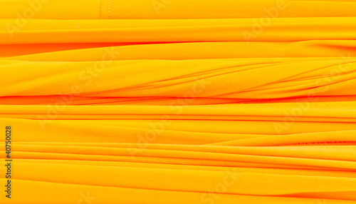 Strip of yellow cloth