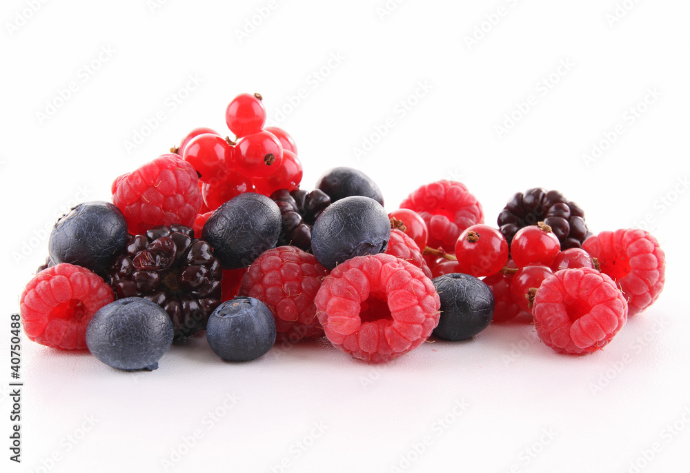 isolated heap of berries isolated heap of berries