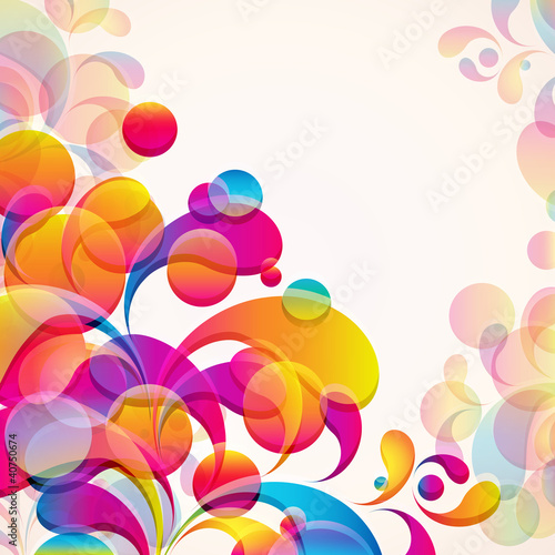 Abstract background with bright elements.