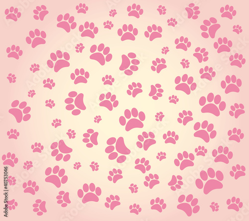 animal's footprints