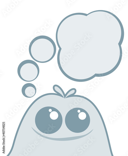 Comic monster think