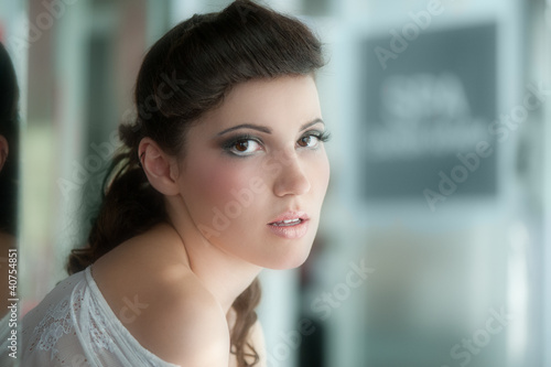 Hairdo and makeup