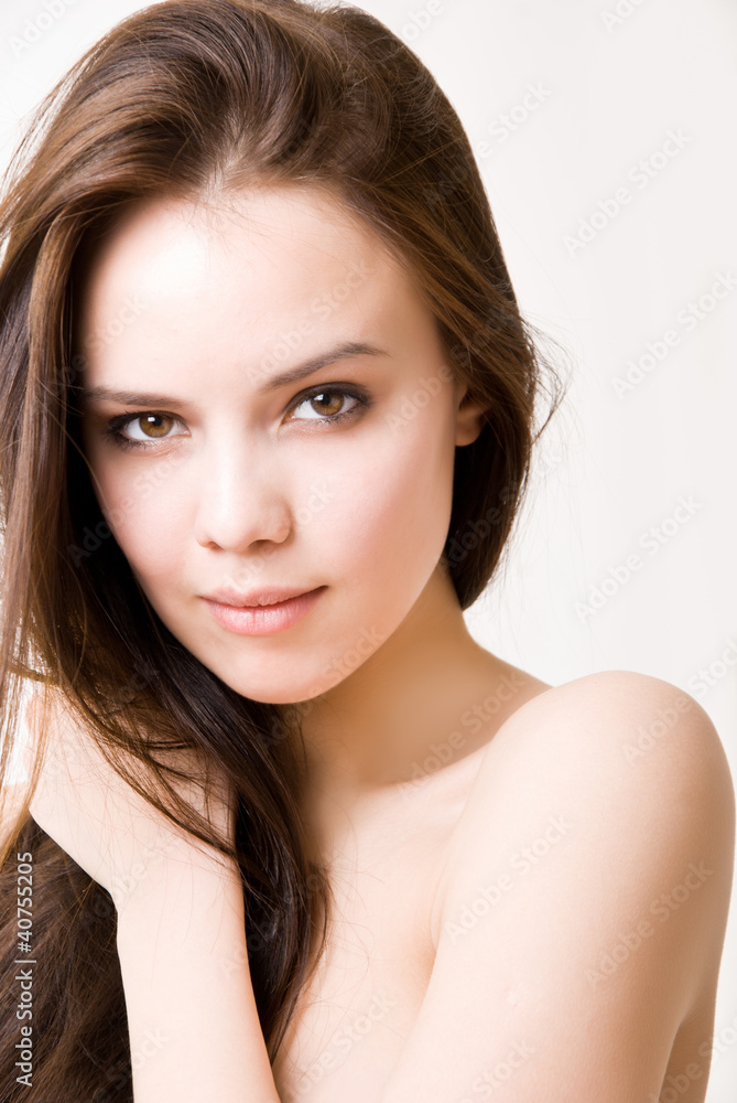 Beautiful brunette girl Beautiful brunette girl
