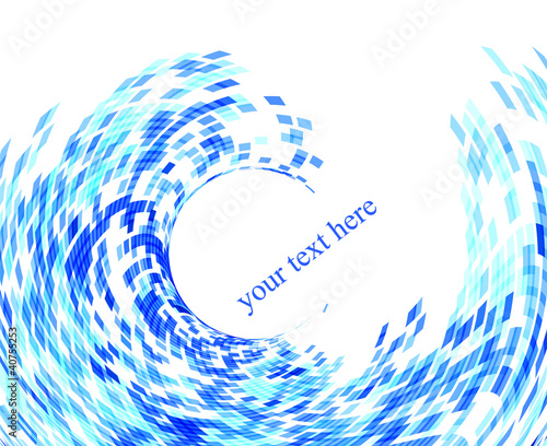 pixel water swirl abstract wavy illustration