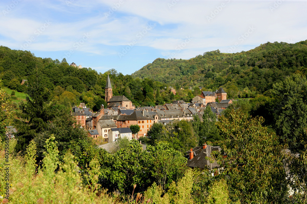 Secluded French village