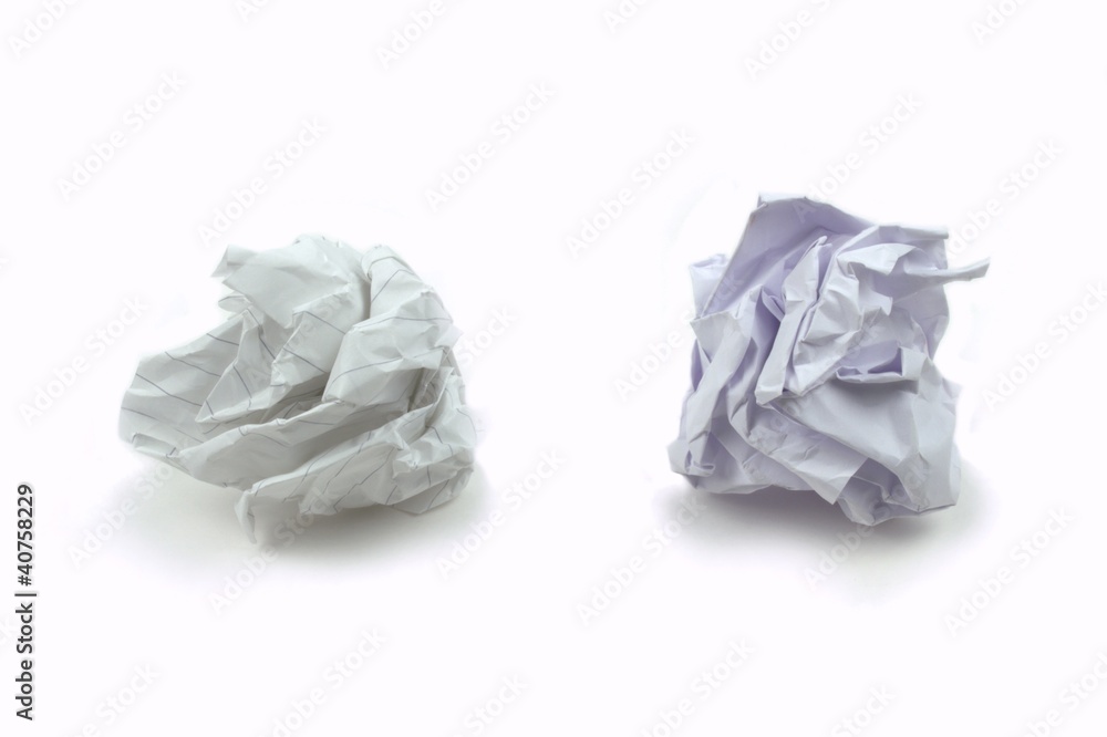 Crumpled paper Crumpled paper