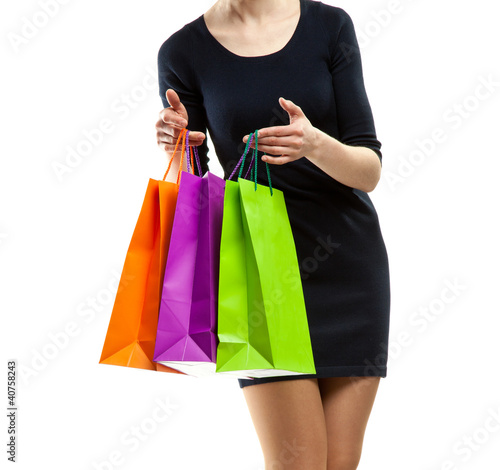Woman doing shopping