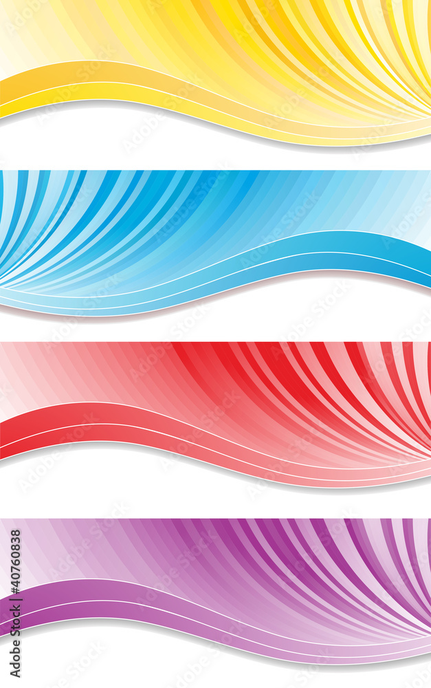 Obraz premium Vector collection of banners