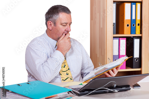 Businessman at work photo