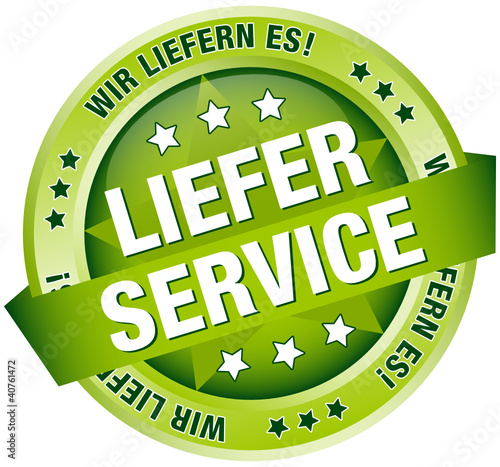 Button Banner "Lieferservice" grün
