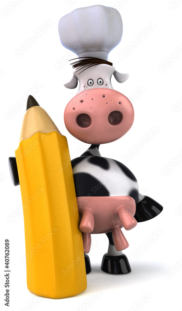 Fototapeta premium Vache chef