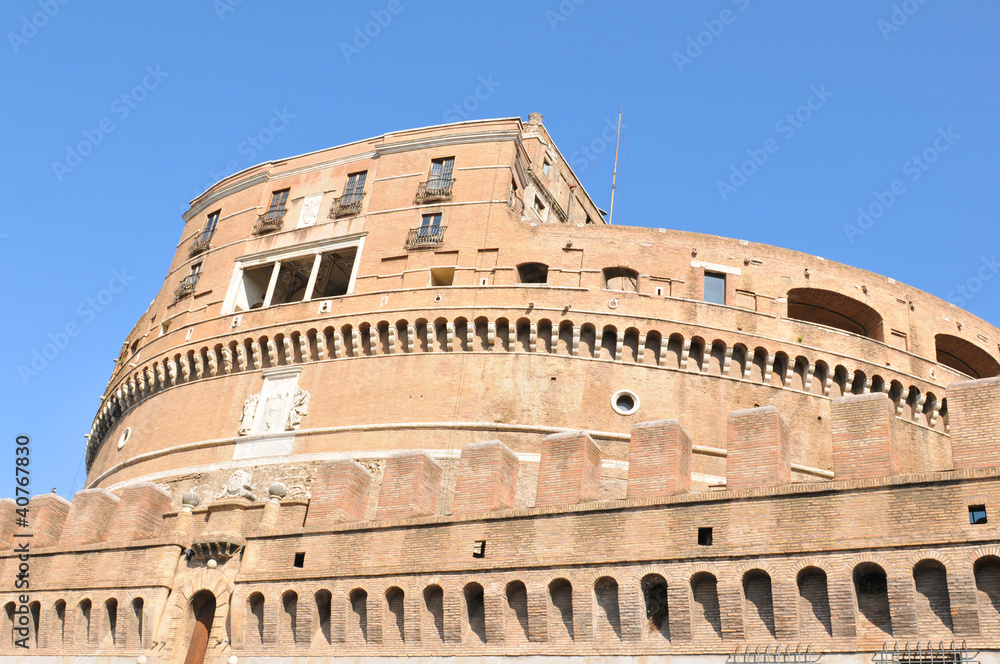 Castle in Rome, Italy