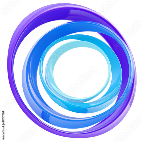 Abstract circle frame made ...
