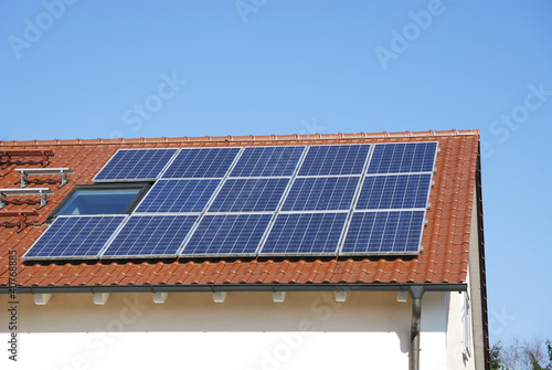 Roof With Photovoltaic System photo