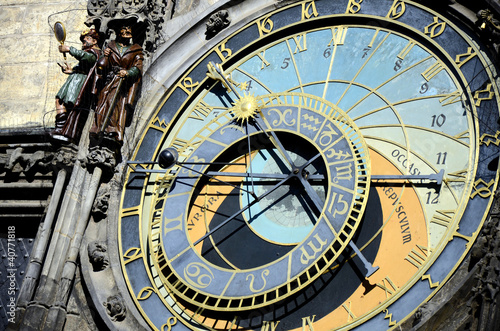 prague astronomical clock detail
