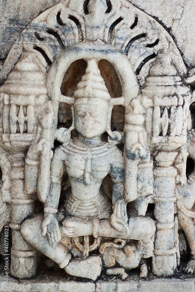 Ranakpur Jain temple carvings