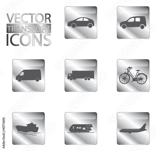 Metal Transport Icons