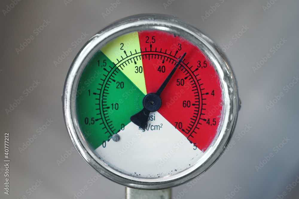 PSI gauge Stock Photo Adobe Stock