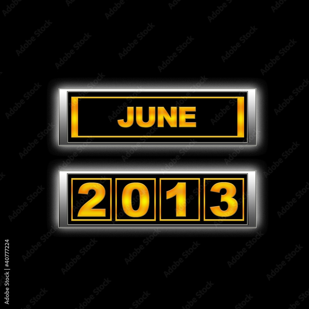 Fototapeta premium June 2013.