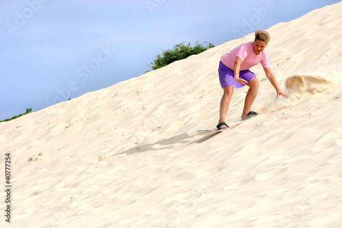 Sandboard fun