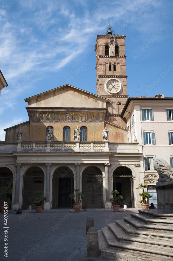 Rome - basilica Santa Maria in Trastevere