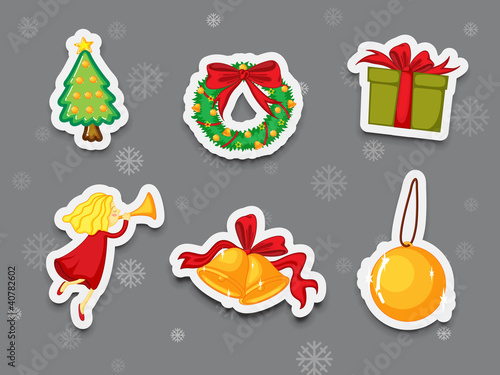 Sticker collection of presents