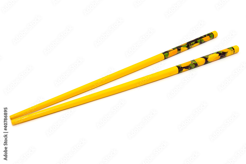 Chinese yellow chopstics Chinese yellow chopstics
