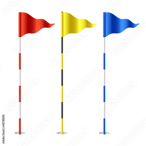 Golf flags