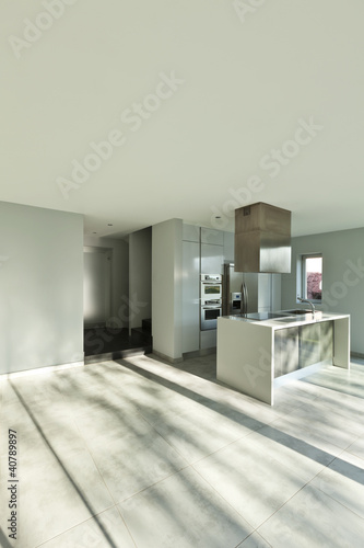 beautiful modern house  view of the kitchen