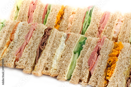 Buffet sandwich platter