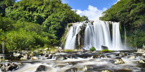 Canvas Print Cascade du Bassin Nicole , Ile de la Réunion