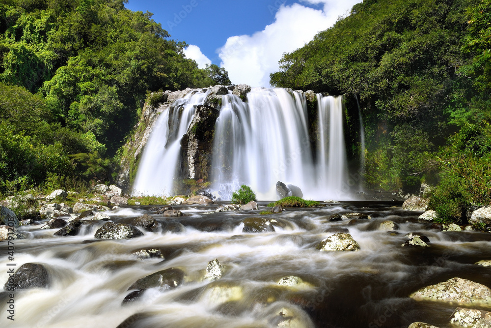 Fototapeta premium Cascade du bassin Nicole , Ile de la Réunion
