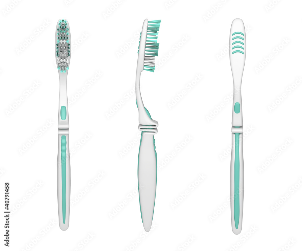 Toothbrush isolated on white Toothbrush isolated on white